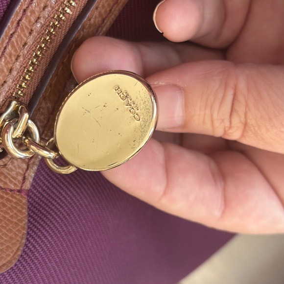 Coach Crossbody Purple Bag - Picture 7 of 16